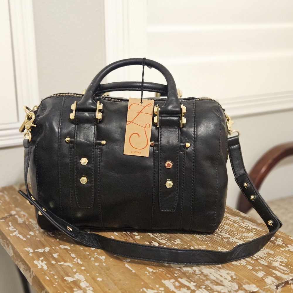 Zac Posen New York "Get Happy" Barrel Satchel